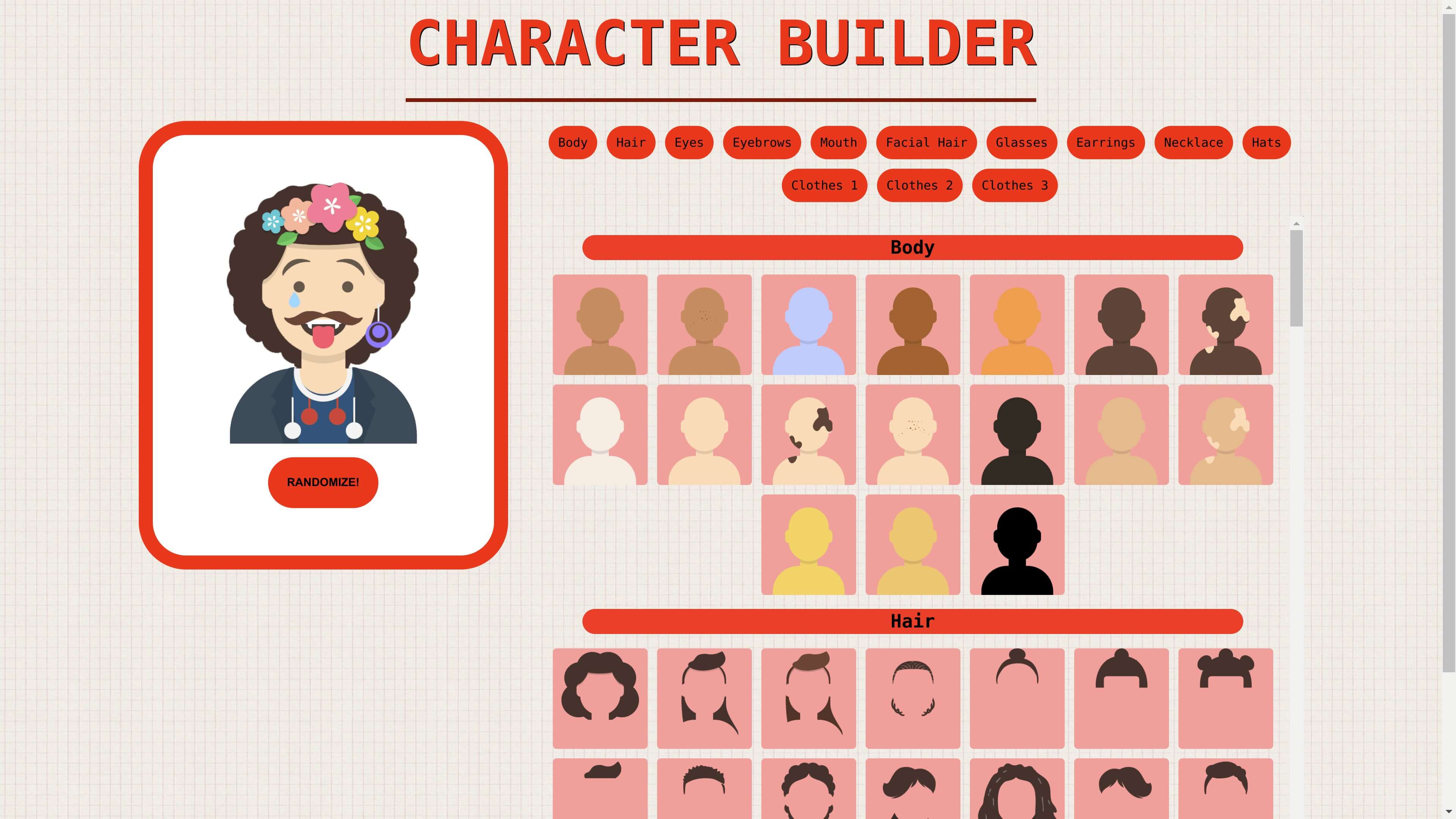 Character Builder